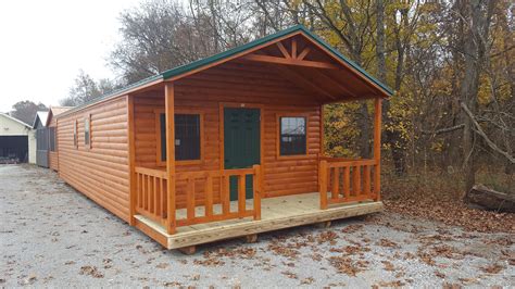Bought building 1 year ago still good an strong with all the amarillo wind metal roof the best Small Log Cabins | Factory Direct - Portable Pre Built ...
