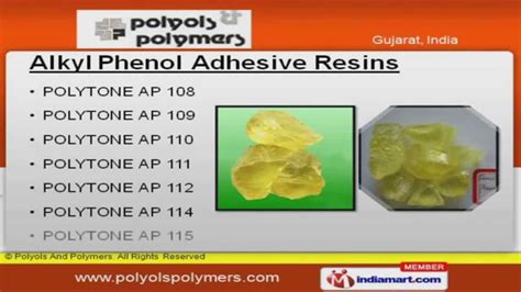 synthetic resins by polyols and polymers vapi youtube