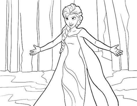 Princess Elsa Coloring Sheet Coloring Pages