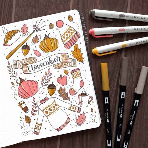 35 Enchanting Fall Bullet Journal Themes And Page Ideas Masha Plans