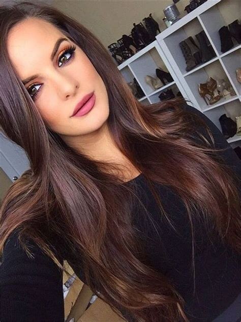 Gorgeous Winter Chocolate Brown Hair Colors To Copy Right Now Hair