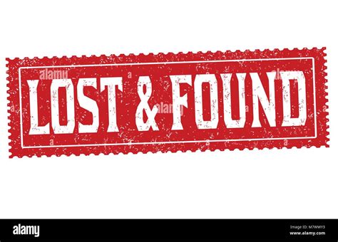 Lost Property Sign Hi Res Stock Photography And Images Alamy