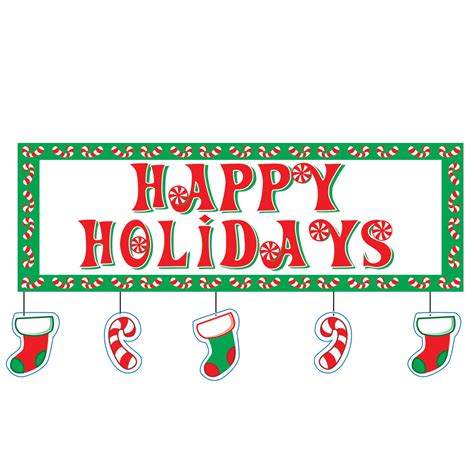 holiday banner clip art clipart best