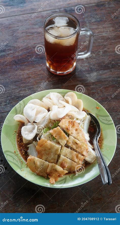 Kupat Tahu A Traditional Javanese Indonesian Food Stock Photo Image