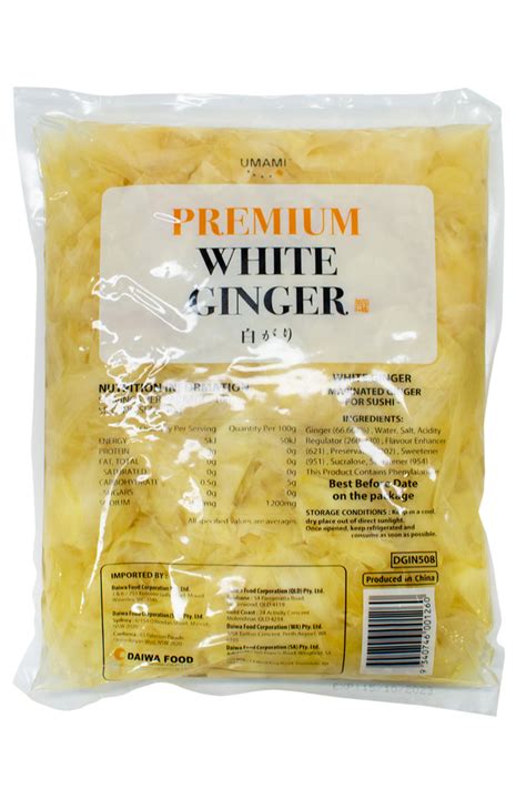 umami premium white ginger 1kg ichiba junction ichibajunction