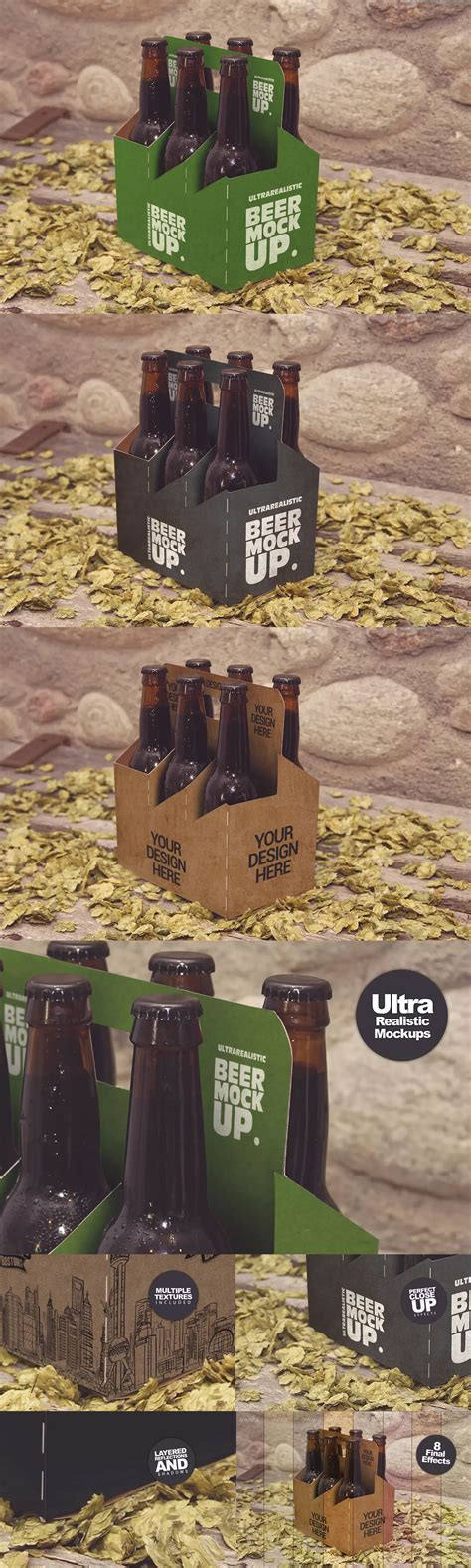 Download 6 Pack Beer Box MockUp | Beer box, Beer, Box mockup