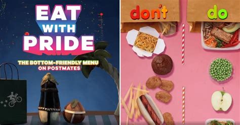 Food Delivery Service Postmates Touts Pride Month Bottom Friendly Menu To Better Facilitate