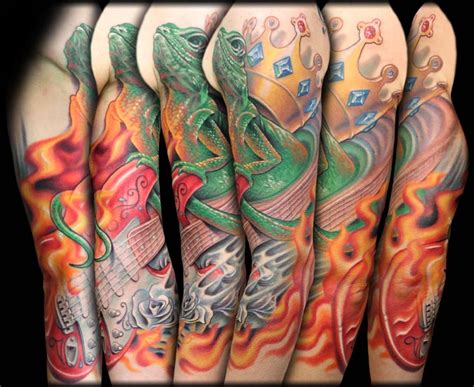Tribal eagle tattoo small eagle tattoo eagle tattoos wolf tattoos star tattoos celtic tattoos skull tattoos tatoos animal tattoos. Rockstar tribute sleeve by Jeff Ensminger: TattooNOW
