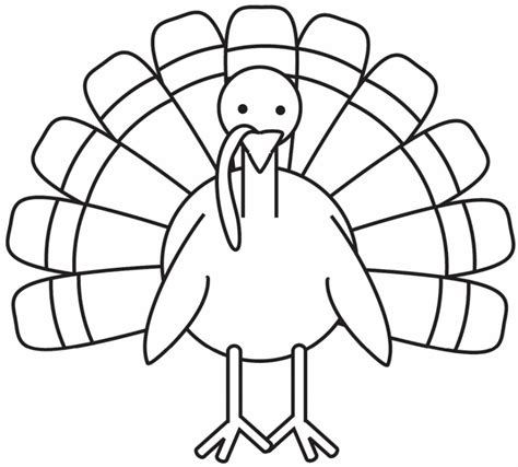Get This Turkey Coloring Pages For Preschoolers 31990