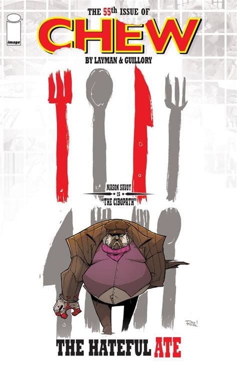 chew 55 image release date 2 24 2016 graphic novel cover underground comic like image