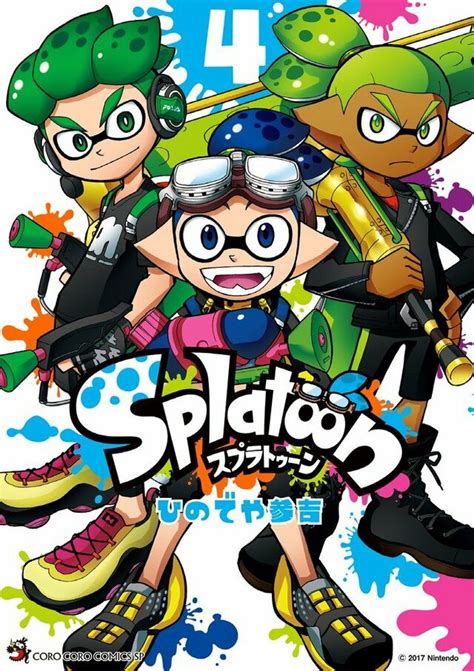 Filesplatoon Manga Vol 4 Cover Front Inkipedia The Splatoon Wiki