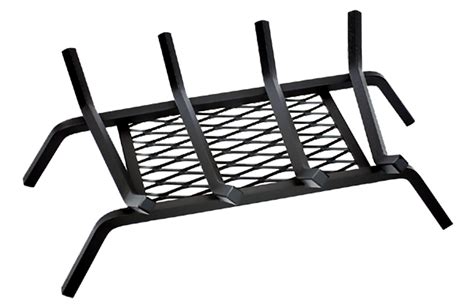 Steel Fireplace Grate With Ember Retainer 4 Bars 18 X 11 X 56 Welcome
