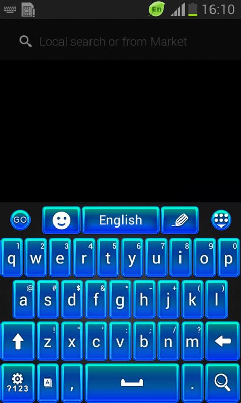 Go Keyboard Blue Theme Free Android Theme Download
