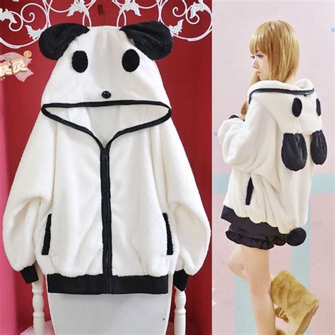 Kawaii Clothing Chaqueta Panda Hoodie Wh106 Online