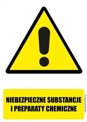 Niebezpieczne Substancje I Preparaty Chemiczne Znak Bhp
