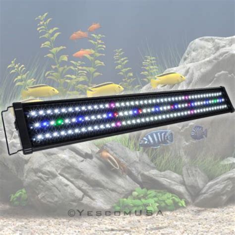 Led Aquarium Light Full Spectrum Freshwater Fish Tank Plant Marine 24
