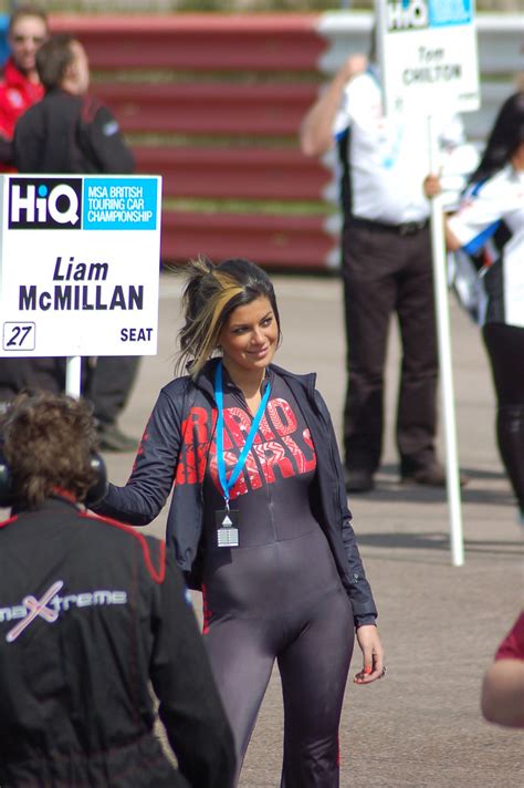 btcc thruxton grid girls mike ward flickr