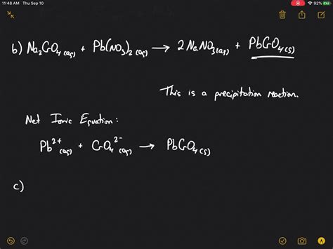 Solvedpredict Whether A Precipitation Reaction Will Occur In Each Of The Following Situations