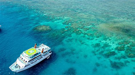 Great Barrier Reef Accommodation Cairns Reef Encounter Aerial Great