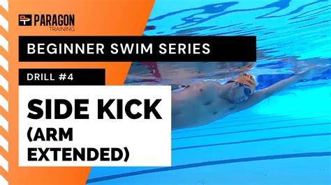 Beginner Swimming Drills 4 Kicking On Side W Arm Out Youtube