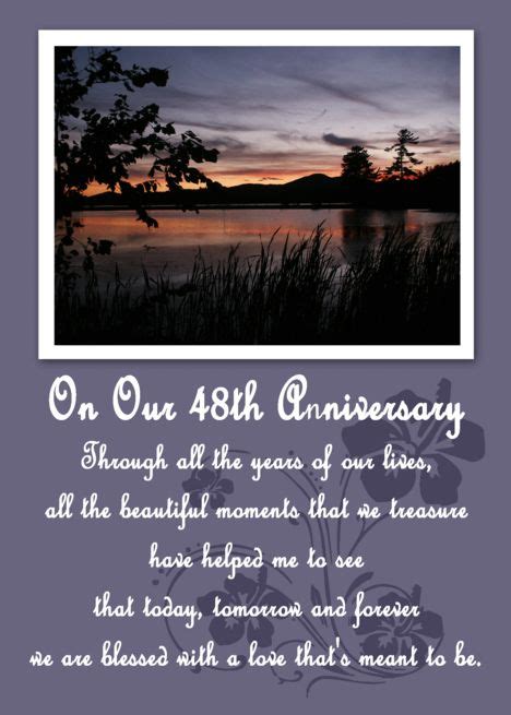 Sunset 48th Anniversary Card Ad Affiliate Sunset Card