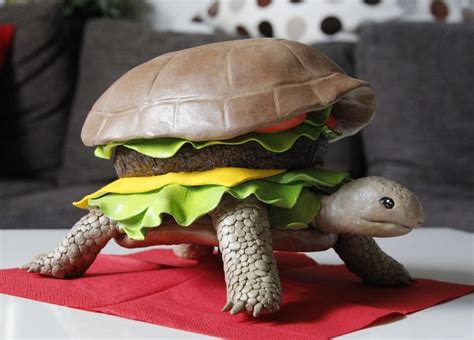 My Sculpture The Turtle Burger Is The Result Of A Loooong Weekend In