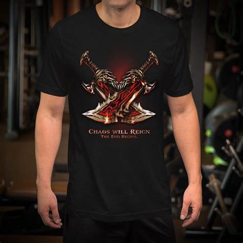 God Of War T Shirt Blades Of Chaos T Shirt Kratos T Shirt God Of War
