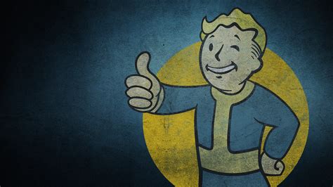 Fond Décran Vault Boy Tomber Fallout 3 Jeux Vidéo Pouces Vers Le