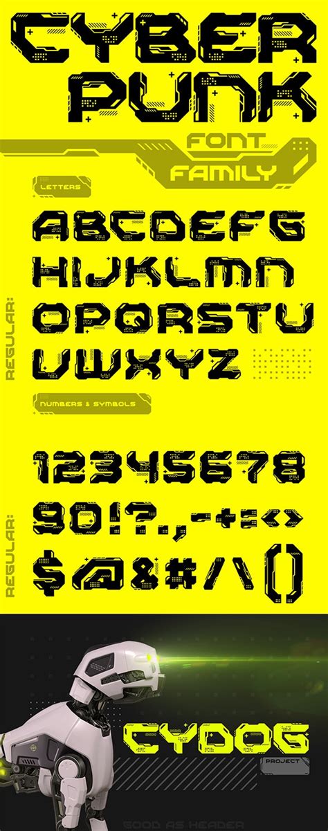 Cyberpunk Style Font By Sentavio Graphicriver