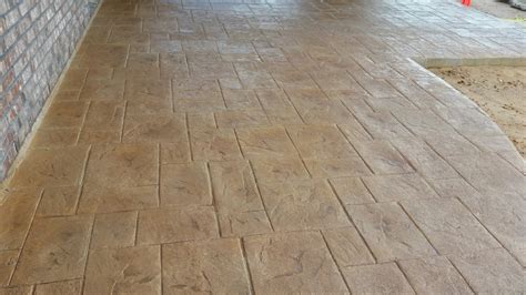 Stamped Concrete Patio - SlabFX - NewLook International