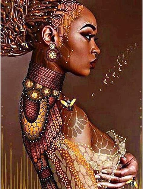 Enjoyeus Diamond Painting Sexy African Woman Sexy Afrikaanse Vrouw X Diamond Painting