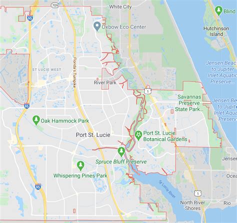 Exploring Port St Lucie Florida A Comprehensive Map Guide World