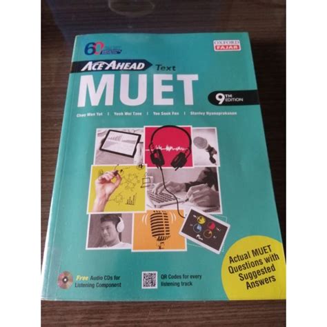 Muet Oxford Fajar Ace Ahead Th Edition Reference Book Second Hand With