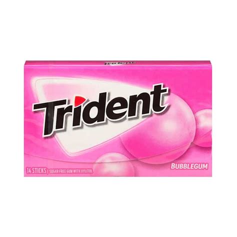 Trident Gum Bubble Gum 14 Pieces American Food Mart