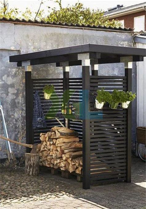 37 Brilliant Diy Outdoor Firewood Storage Ideas Homemydesign