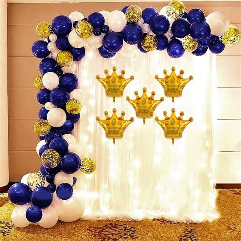 Navy Blue Balloon Garland Arch Kit Party Decoration Supplies 96pcs For