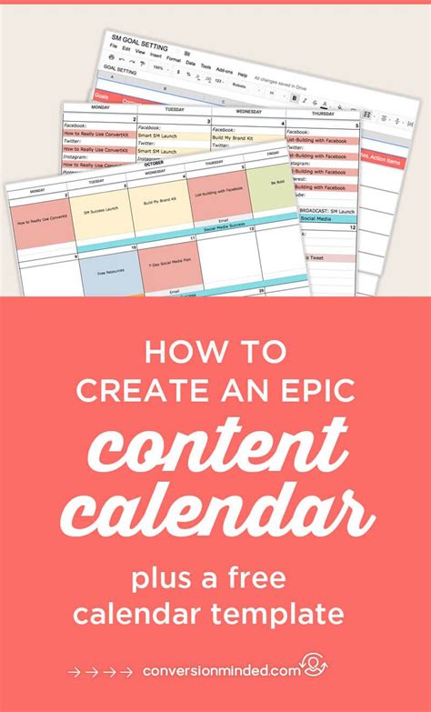 Free Content Calendar Template For 2018 Having A Hard Time Figuring