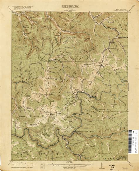 West Virginia Historical Topographic Maps Perry Castañeda Map
