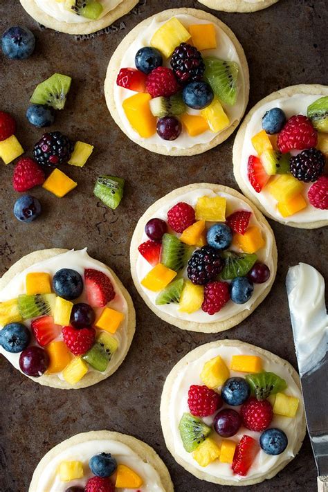 When large amounts of sugar (amounts greater than that found naturally in fruits) are added to the cooking water at the beginning of cooking, the tenderization is diminished and the shape will be maintained. Sugar Cookie Fruit Pizzas (Chewy Version) - Cooking Classy