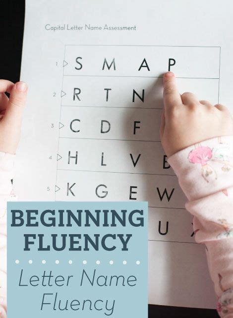 Beginning Fluency Letter Name Fluency Lnf Teaching Kindergarten