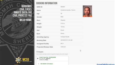 Oregon Mugshots Search Lookup Prison And Jail Rosters Online Youtube