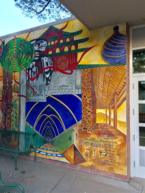 UC Davis mural near the UC Davis Memorial Union | Davis california