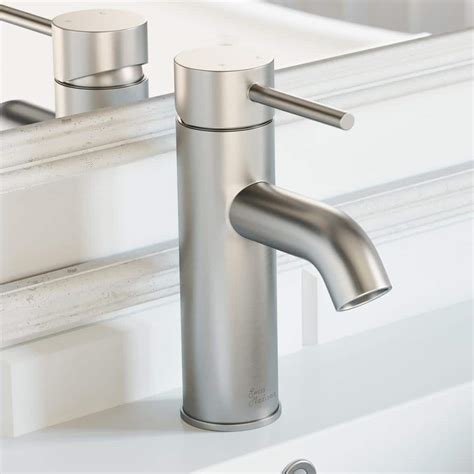 Swiss Madison Ivy Single Handle Single Hole Bathroom Faucet In Brushed