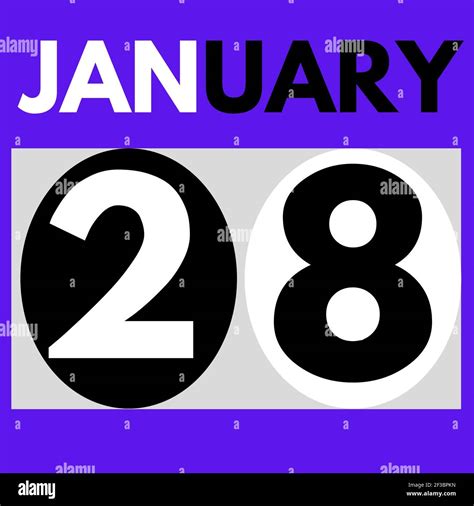 Ilustración De Enero Calendario Fotografías E Imágenes De Alta