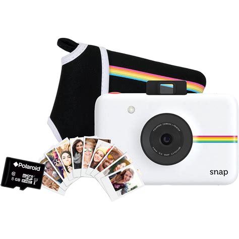 Polaroid Snap Instant Digital Camera Bundle Polsp01ww