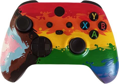 Xbox Wireless Controller Transgender Pride Month Hand Painted Limited