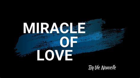 Miracle Of Love Youtube