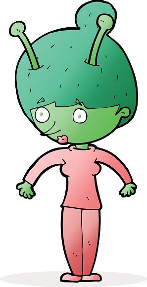 Cartoon Alien Woman Stock Illustration Download Image Now Istock