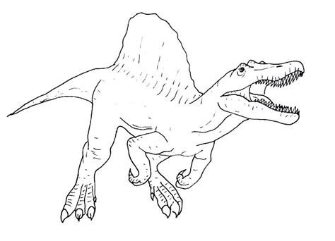 Spinosaurus 9 Coloring Page Free Printable Coloring Pages For Kids