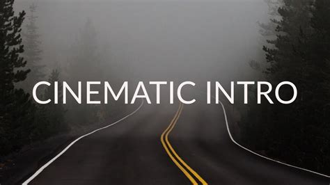 Cinematic Intro Music Template Free Youtube